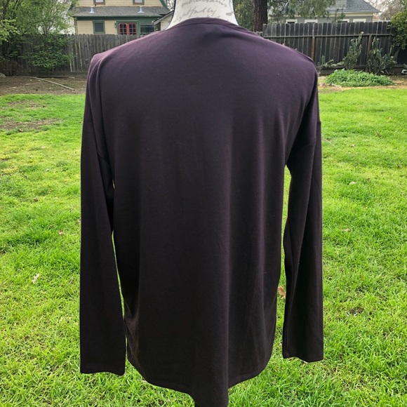 Ann Taylor Burgundy tunic - Picture 2 of 5